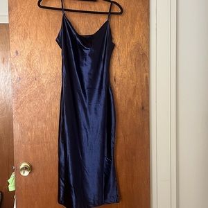 Navy blue formal dress. Worn once. Size 6